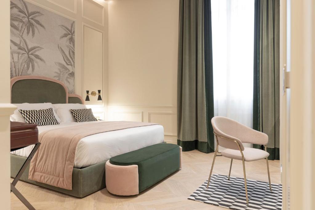 Hotel La Gemma Florenz Exterior foto A room at the hotel