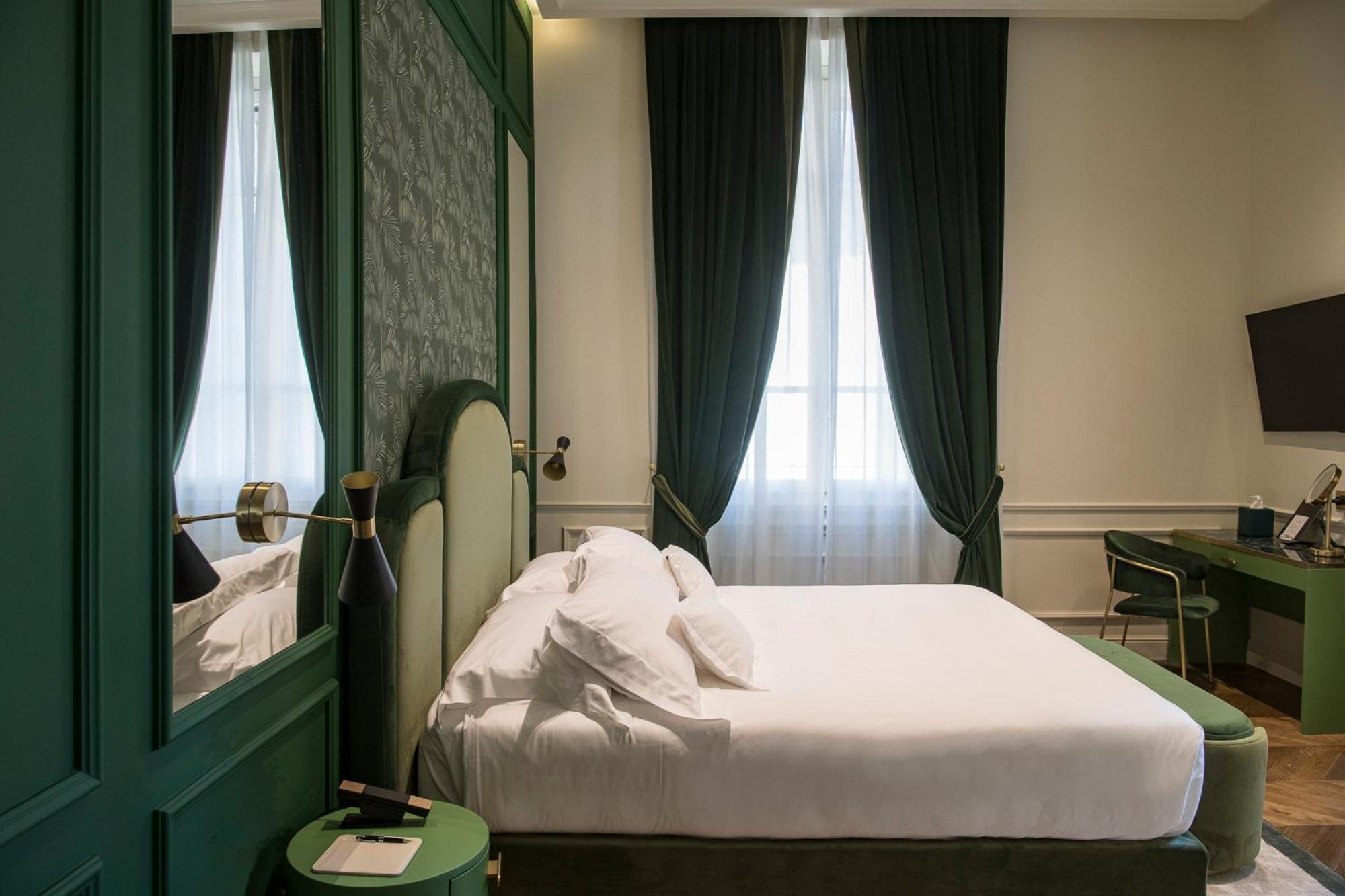 Hotel La Gemma Florenz Exterior foto A room at the hotel