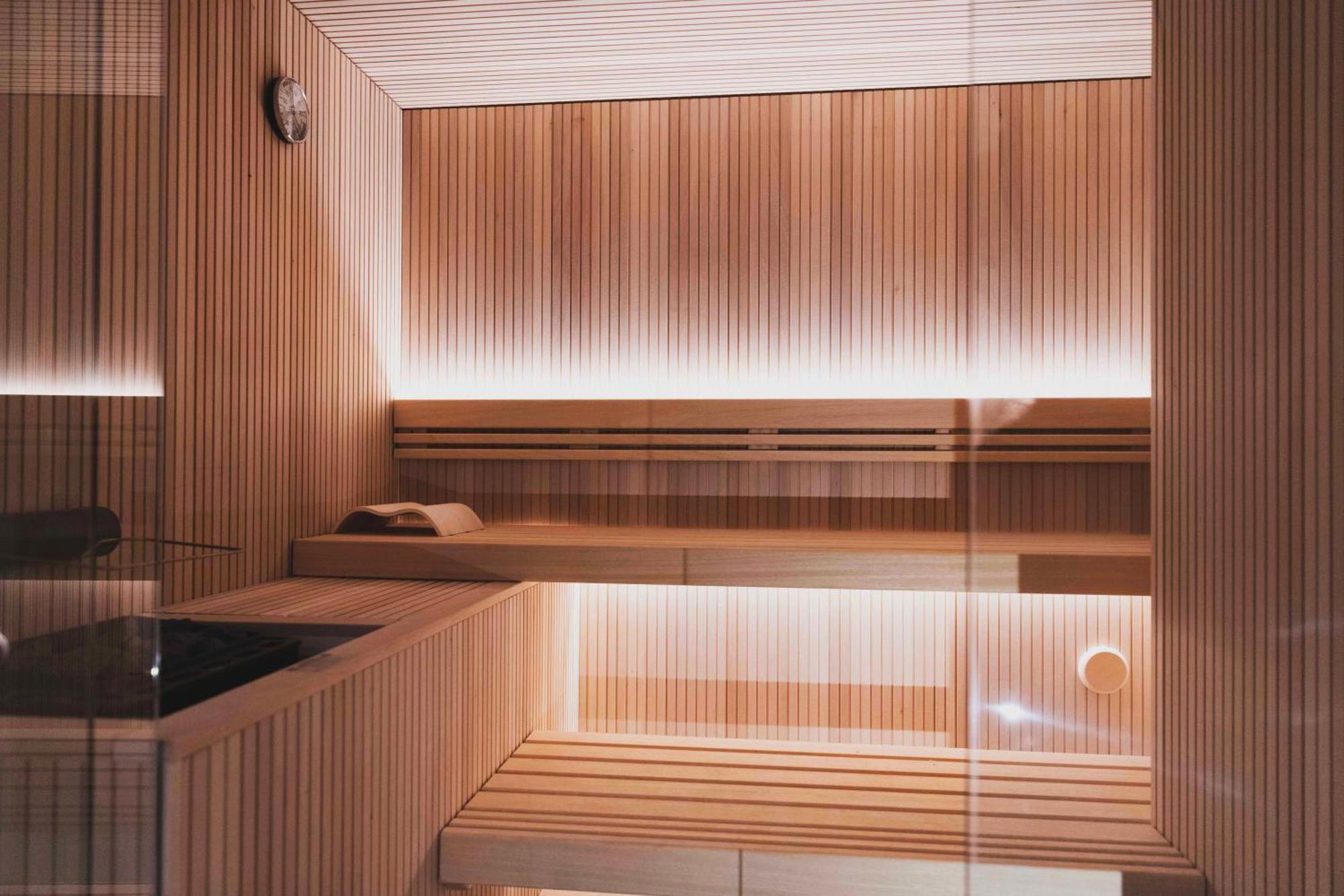 Hotel La Gemma Florenz Exterior foto A modern Finnish sauna